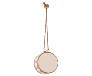 Dekoracja choinkowa LARGE DUSTY GRAPE DRUM Maileg 