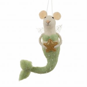 Dekoracja choinkowa MERMAID WITH STAR