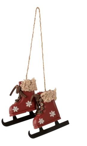 Dekoracja choinkowa ICESKATE RED