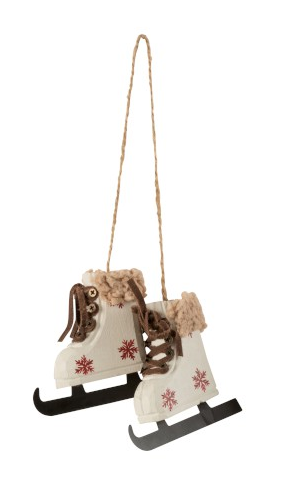 Dekoracja choinkowa ICESKATE WHITE