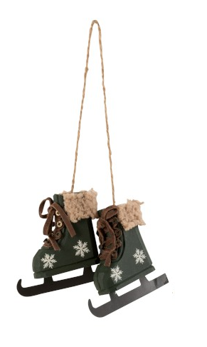 Dekoracja choinkowa ICESKATE CHRISTMAS GREEN