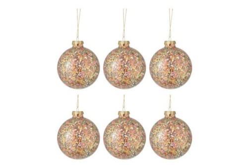 Zestaw bombek 6 x Confetti