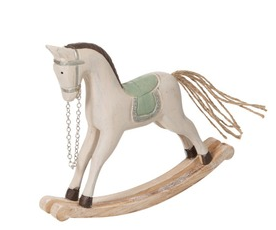 Drewniana dekoracja HORSE SWING
