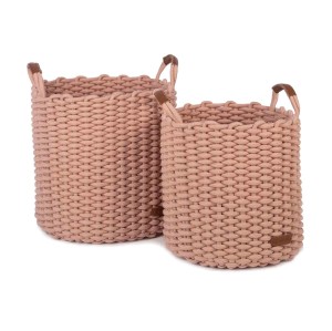 Zestaw  2 koszyków KORBO XL PINK