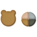 Zestaw talerz z wyjmowanymi miseczkami MR BEAR Liewood