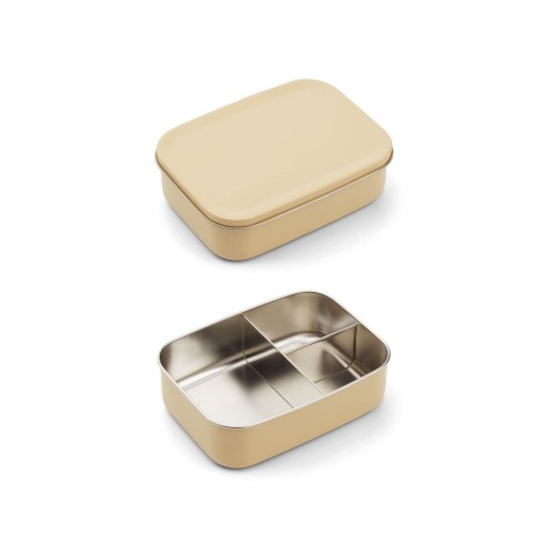 Stalowy lunchbox z przegordami WHAT YELLOW Liewood
