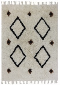 Dywan 160 x 120 cm JET BLACK