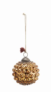 Szklana bombka DOTS ANTIQUE Madam Stoltz