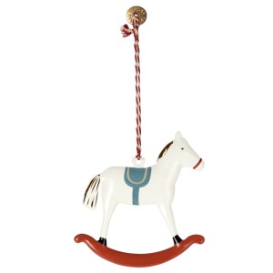 Dekoracja choinkowa ROCKING HORSE RED Maileg