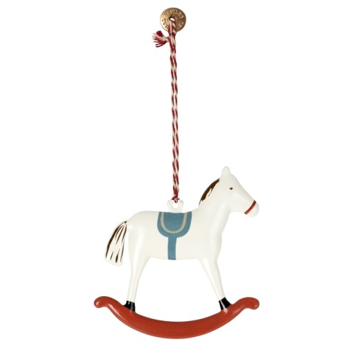 Dekoracja choinkowa ROCKING HORSE RED Maileg