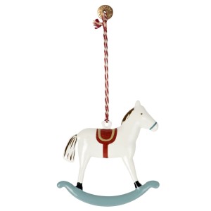 Dekoracja choinkowa ROCKING HORSE BLUE Maileg 