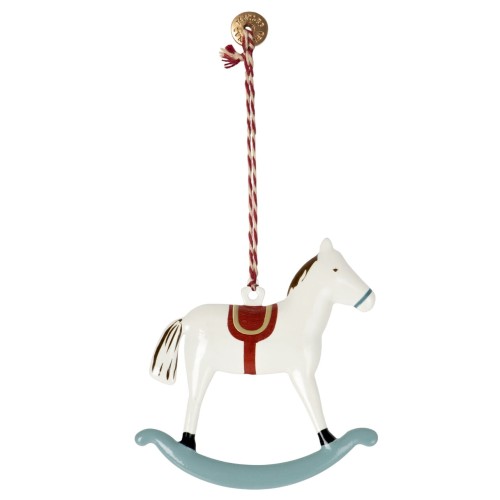 Dekoracja choinkowa ROCKING HORSE BLUE Maileg