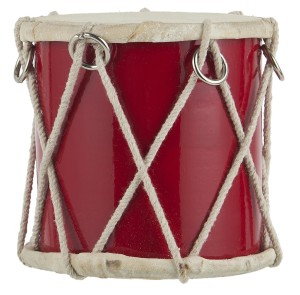 Dekoracyjny bębenek RED średnica 10 cm IB Laursen 