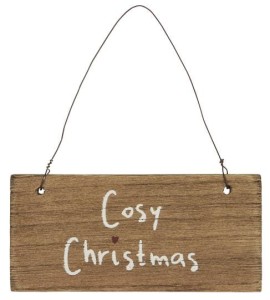 Drewniana dekoracja ścienna COSY CHRISTMAS IB Laursen
