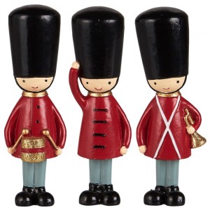 Drewniane figurki GUARD 11 cm zestaw 3 szt Ib Laursen