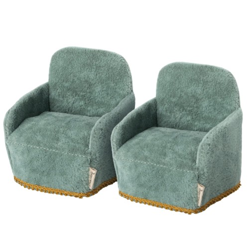 Zestaw foteli dla myszek 8 cm SEAGREEN
