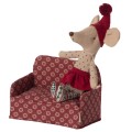 Sofa dla myszek RED FLOWERS
