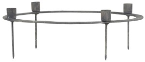 Świecznik metalowy do dekoracji wieńca śr. 22-28 cm Ib Laursen