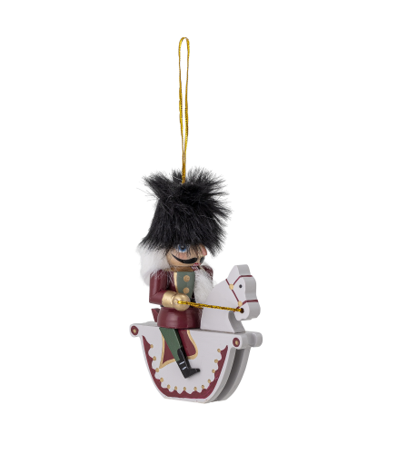 Zawieszka THE NUTCRACKER RED Bloomingville