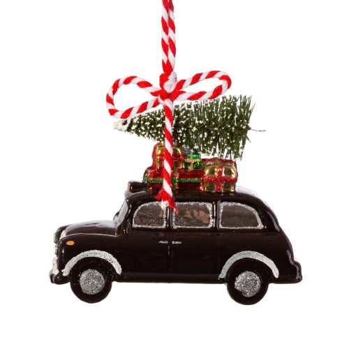 Dekoracja choinkowa LONDON CHRISTMAS BLACK CAB