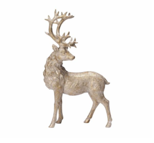 Dekoracja SERAFINA DEER LIGHT GOLD 34 x 20 cm Lene Bjerre