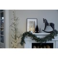 Dekoracyjna choinka LINEN GREY VELVET 16 cm Lene Bjerre