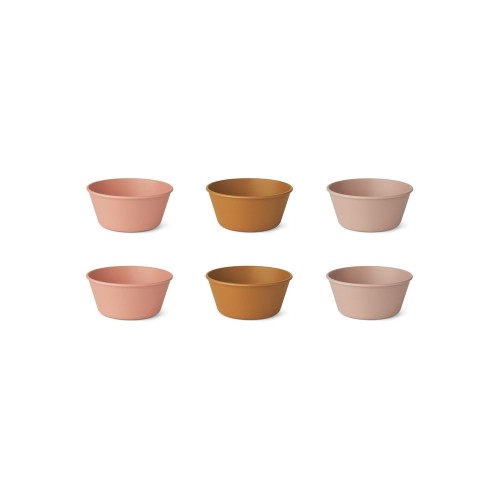 Zestaw 6 misek TUSCANY ROSE MULTI MIX Liewood
