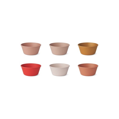 Zestaw 6 misek TUSCANY ROSE MULTI MIX Liewood