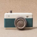 FANNY & ALEXANDER HEIRLOOM WOODEN TOY CAMERA - TEAL