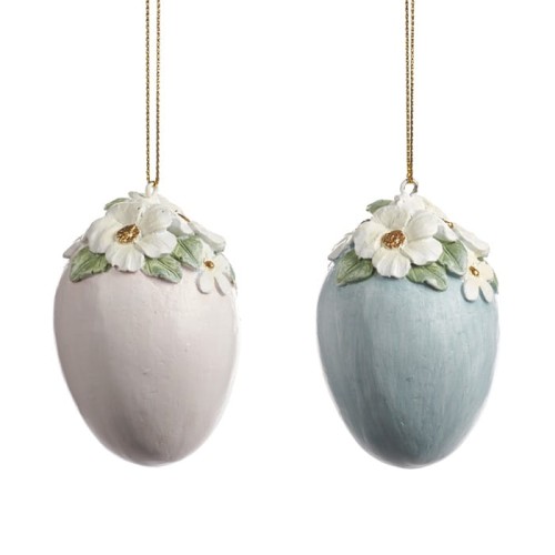 Zawieszka wielkanocna FLOWER EGG 7,5 CM