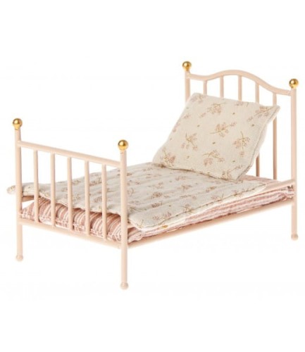Metalowe łóżeczko MINI VINTAGE ROSE Maileg