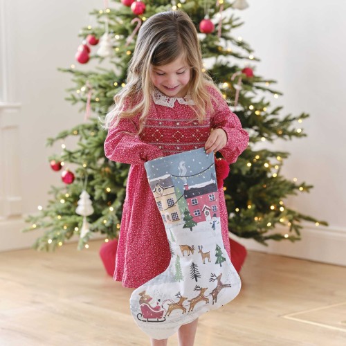 Świąteczna skarpeta na prezenty FESTIVE