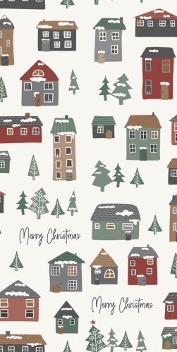 Zestaw serwetek MERRY CHRISTMAS HOUSE