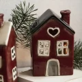 Świąteczna latarenka domek STILLENAT RED Ib Laursen