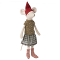 Myszka świąteczna CHRISTMAS MOUSE GIRL Maileg