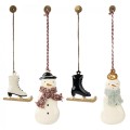 Dekoracje bożonarodzeniowe 4 szt WINTER WONDERLAND Maileg