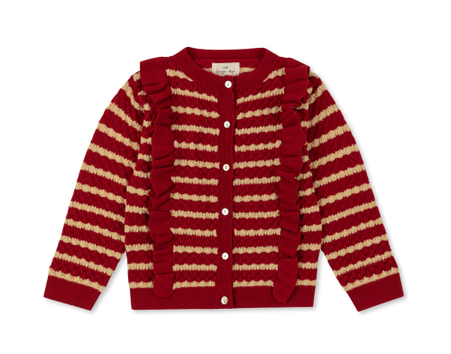 Sweterek z wełny merino CANE CHRISTMAS Konges Slojd
