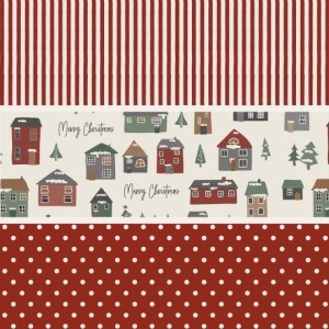 Zestaw 3 rolek x 5 m papieru COSY CHRISTMAS Ib Laursen