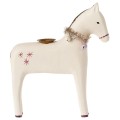 Drewniany świecznik HORSE LARGE Maileg