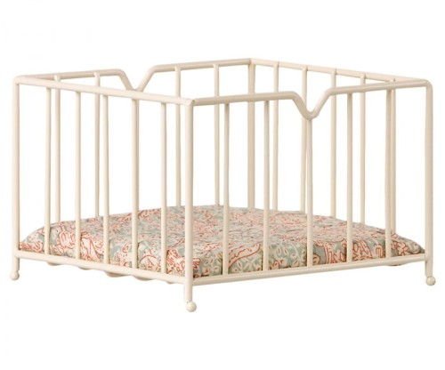 Metalowy kojec z pościelą FLORAL Maileg