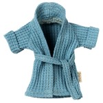 Szlafrok dla myszki 9 cm DUSTY BLUE Maileg 