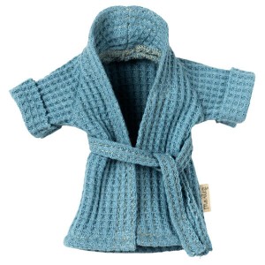Szlafrok dla myszki 9 cm DUSTY BLUE Maileg 