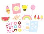 Zestaw 12 obrazków CUTE KAWAII