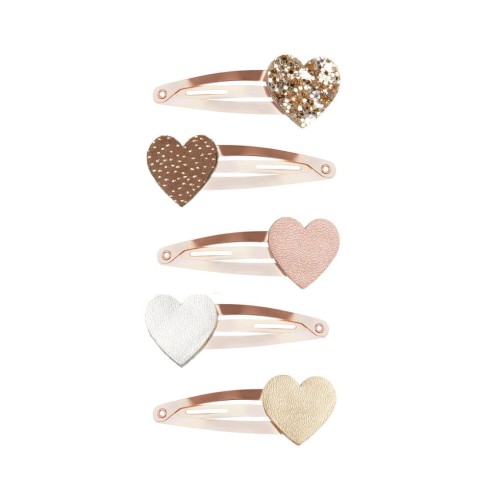Spinki do włosów MINI HEART CLIPS