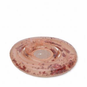 Koło do pływania niemowlęce BLUSH TRANSPARENT Konges Slojd