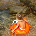 Koło do pływania SEA CREATURE ORANGE Sunnylife