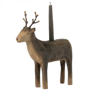 Drewniany świecznik REINDEER MEDIUM Maileg