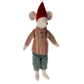 Myszka świąteczna CHRISTMAS MOUSE BOY 37 cm Maileg