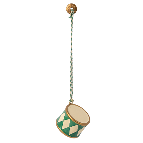 Dekoracja choinkowa DRUM GREEN Maileg