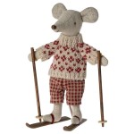 Myszka narciarka MUM WINTER MOUSE Maileg
